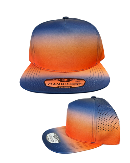 Hats- Cambridge Ombre Perforated Snap Back Hats