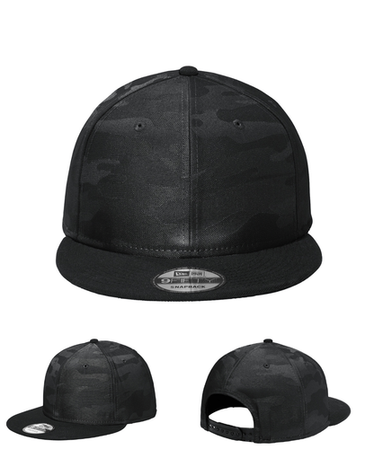 New Era® Camo Flat Bill Snapback Cap