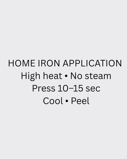Iron On Name Labels- 10