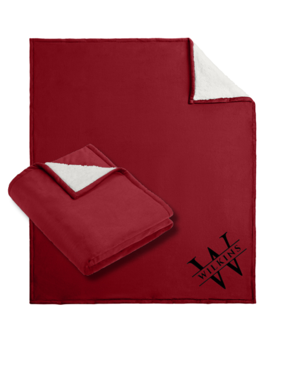 Gift- Embroidered Mountain Lodge Blanket