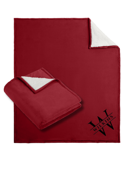 Gift- Embroidered Mountain Lodge Blanket