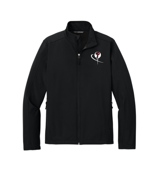 PHS Golf - Pearland Oilers Logo Port Authority Men's Core Soft Shell Jacket - Black