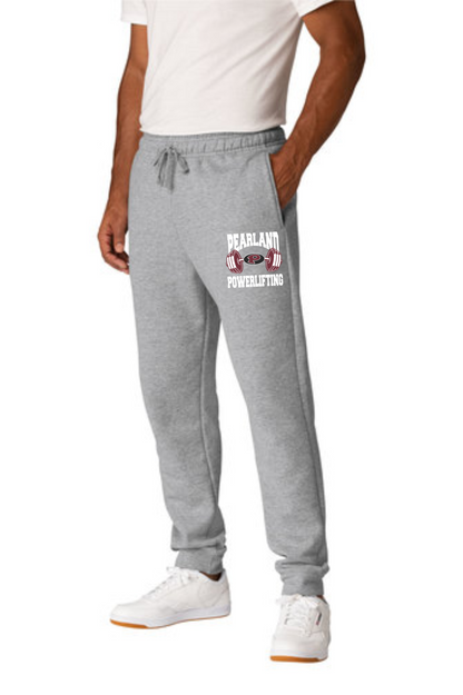 Pearland Powerlifting- Cotton Fleece jogger- Grey