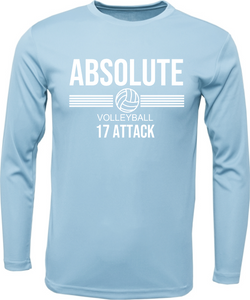 AVA Volleyball- Blue Performance Tee 17 Attack
