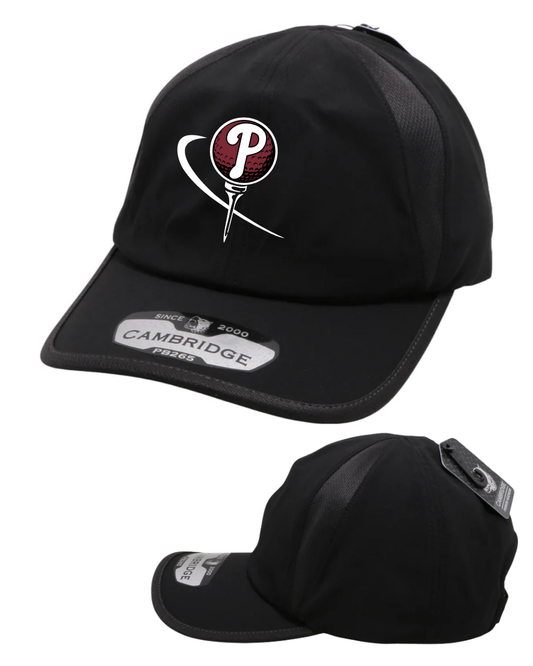 PHS Golf Logo- Pit Bull Cambridge ActiveWear Unstructured Hat - Black