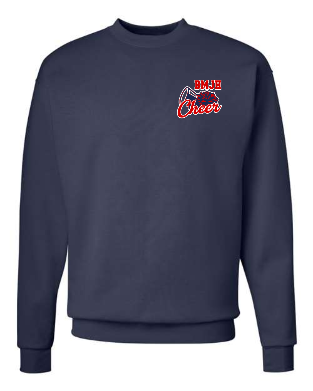 Berry Miller Cheer- Embroidered BMJH Cheer Crewneck Sweatshirt