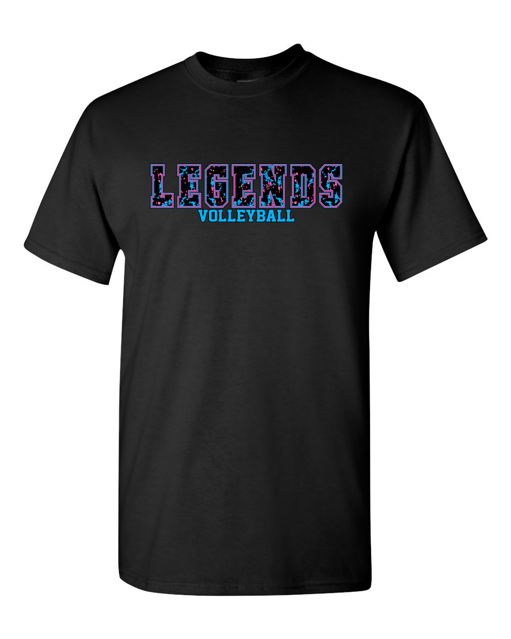 BSA-Legends Volleyball Cotton Tee-Black