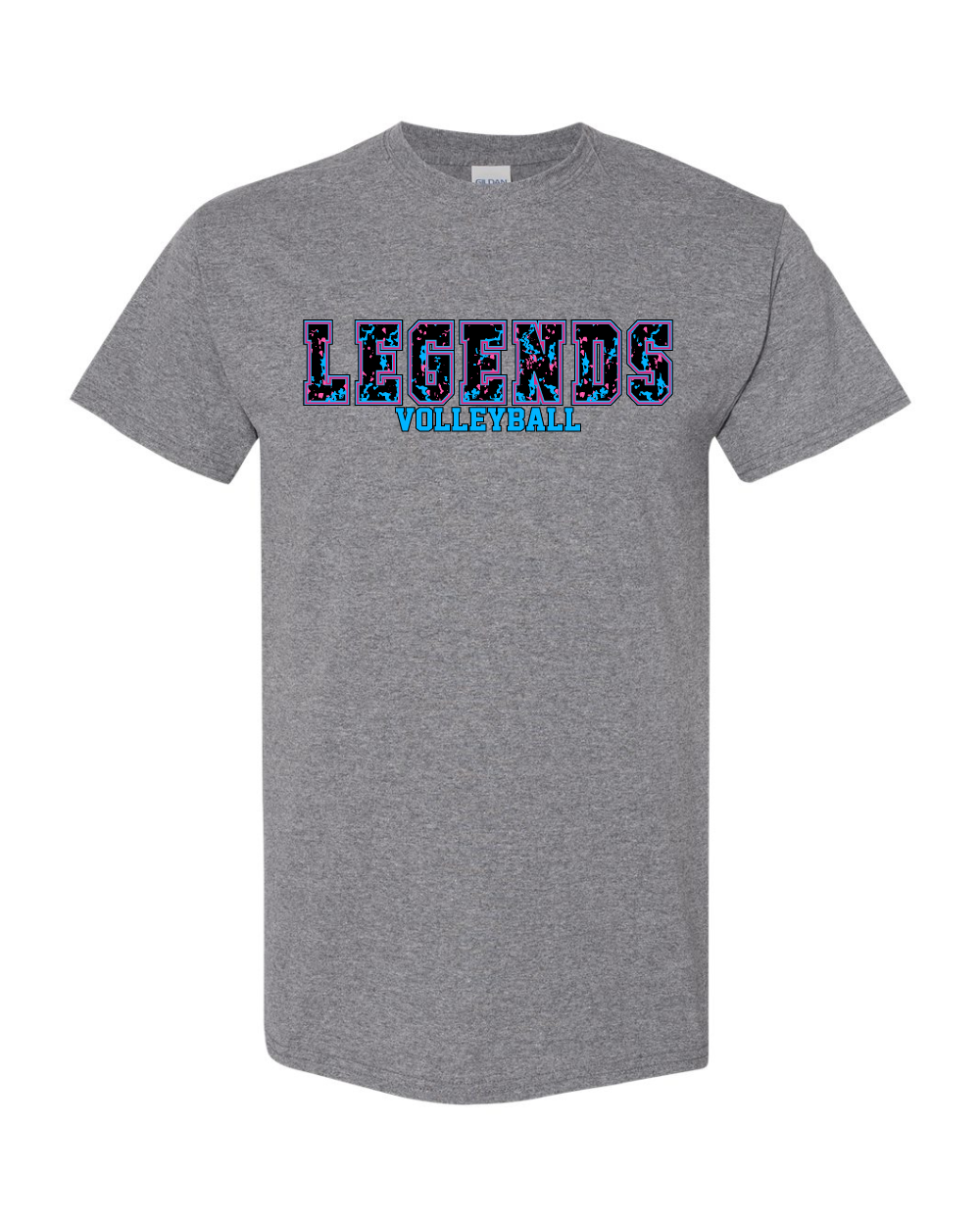 BSA-Legends Volleyball Cotton Tee-Grey