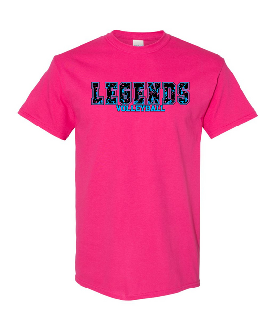 BSA-Legends Volleyball Cotton Tee-Pink