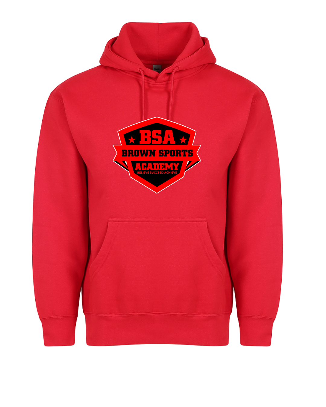 Red Bsa Lettering BSA- BSA Boys Logo Hoodie- Red – Trend Monkey Custom Apparel Printing