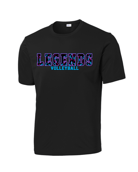 BSA-Legends Volleyball Performance Tee-Black