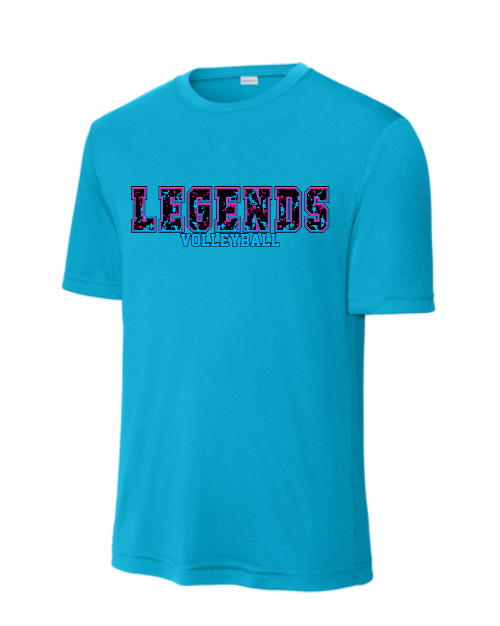 BSA-Legends Volleyball Performance Tee-Blue