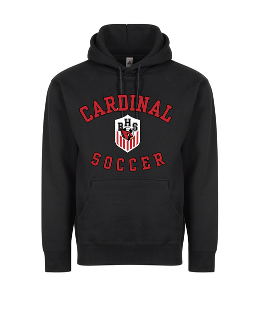 Bellaire Cardinals- Cardinals Soccer Hoodie- Black