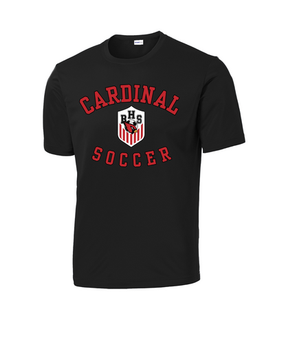 Bellaire Cardinals Soccer-Black Performance Tee