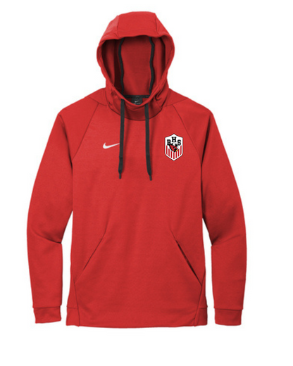 Bellaire Cardinals- Nike Soccer Crest Hoodie- Red
