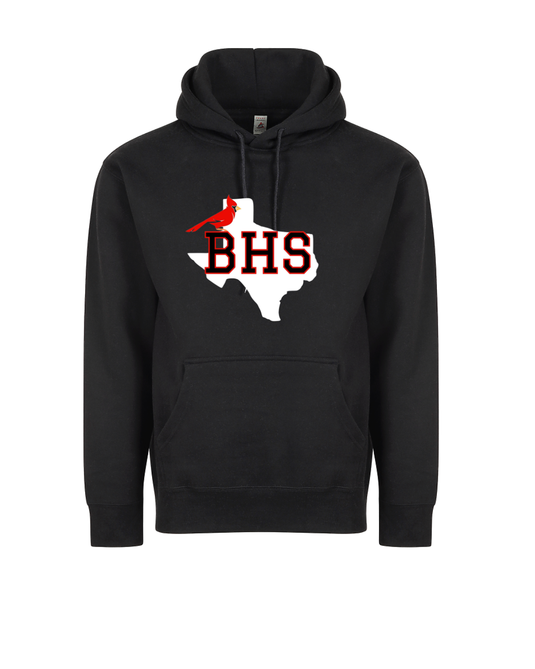 Bellaire Cardinals- Texas Soccer Hoodie- Black