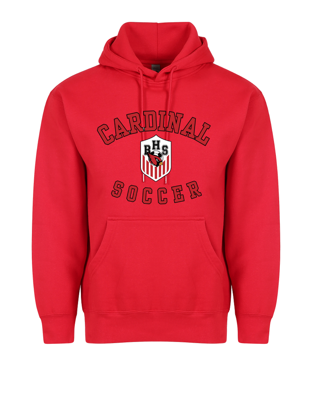 Bellaire Cardinals- Cardinals Soccer Hoodie- Red