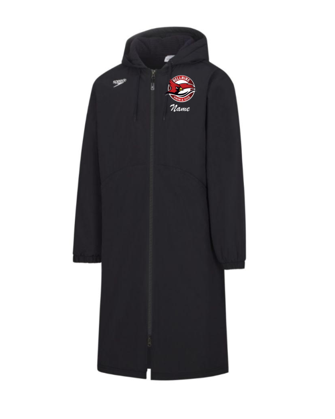 Bellaire HS- Bellaire Swim & Dive Speedo Parka- Black