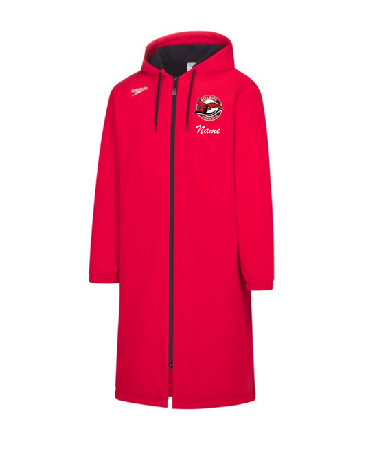 Bellaire HS- Bellaire Swim & Dive Speedo Parka- Red