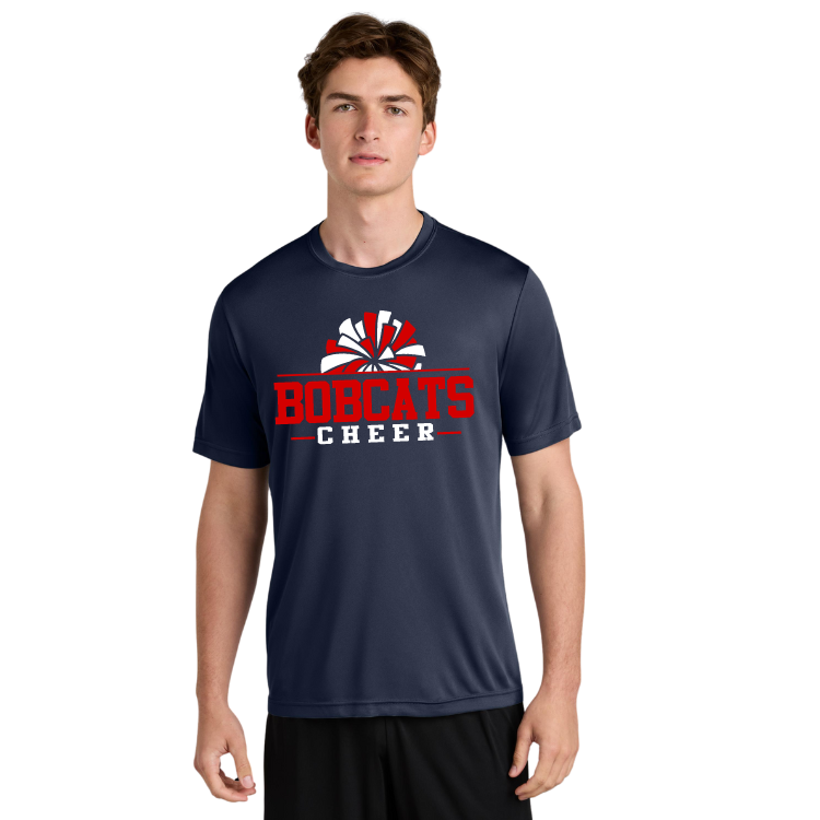 Berry Miller Cheer- Bobcats Cheer 2024 Performance Tee- Navy