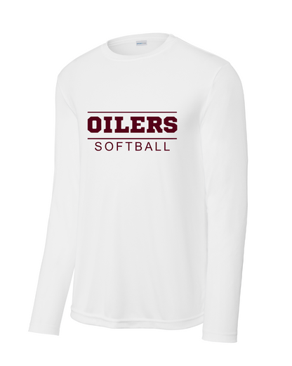 PHS Softball- Oiler Softball Long sleeve Performance Tee