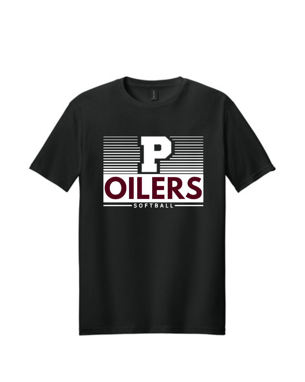 PHS Softball- P Oilers Softball Cotton Tee