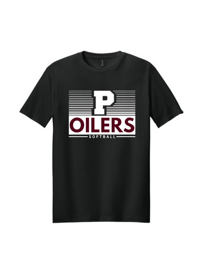 PHS Softball- P Oilers Softball Cotton Tee