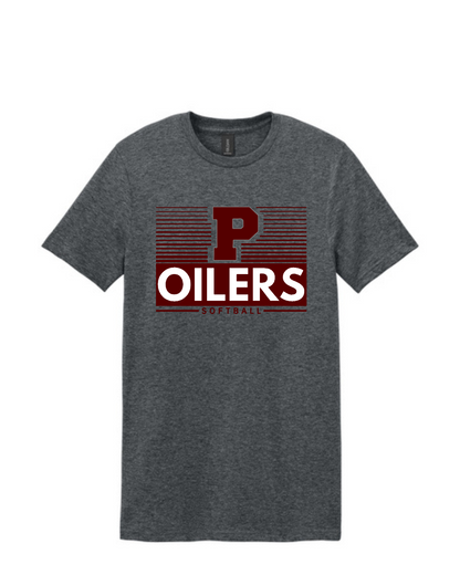 PHS Softball- P Oilers Softball Cotton Tee