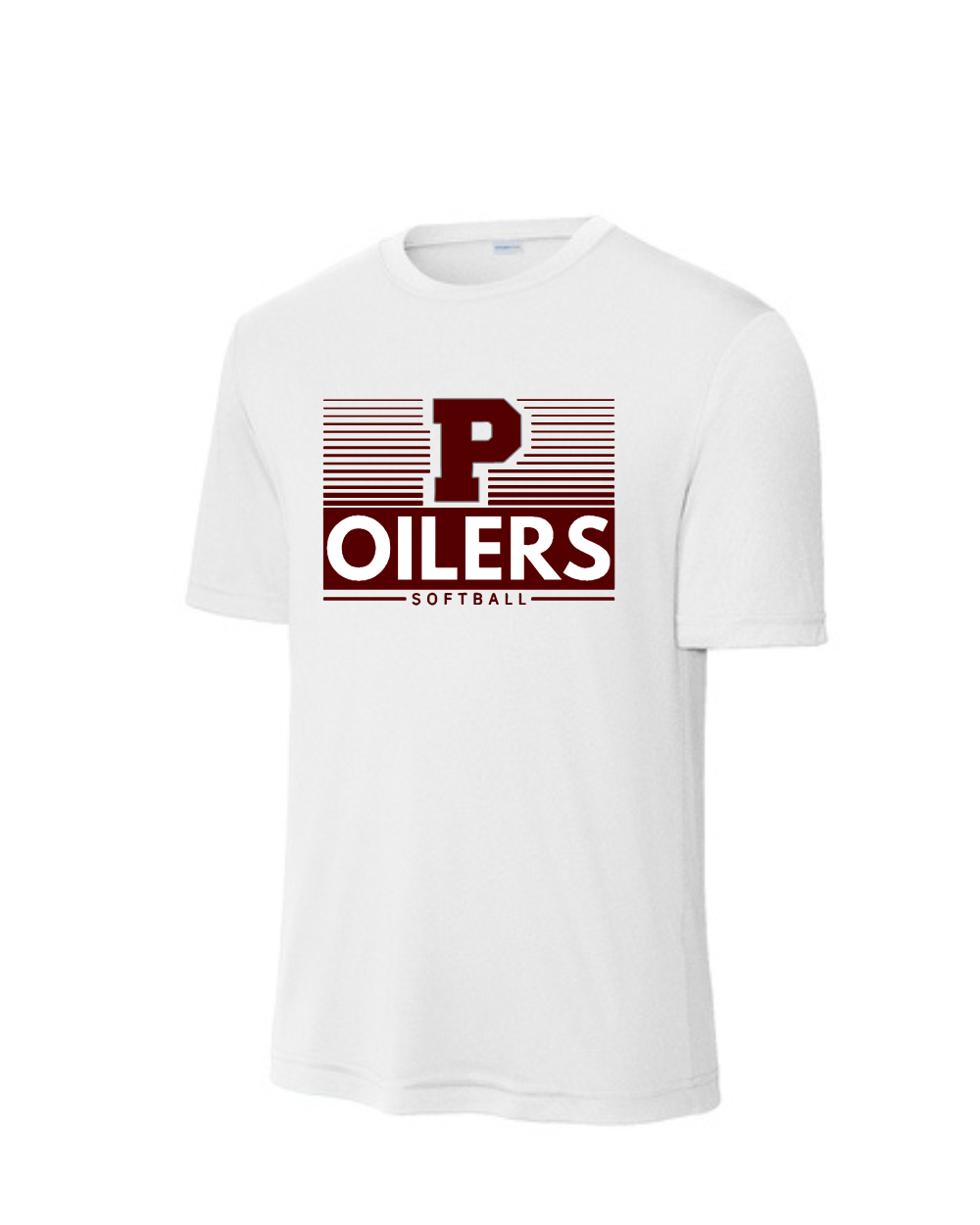PHS Softball- P Oiler Softball Short Sleeve Performance Tee