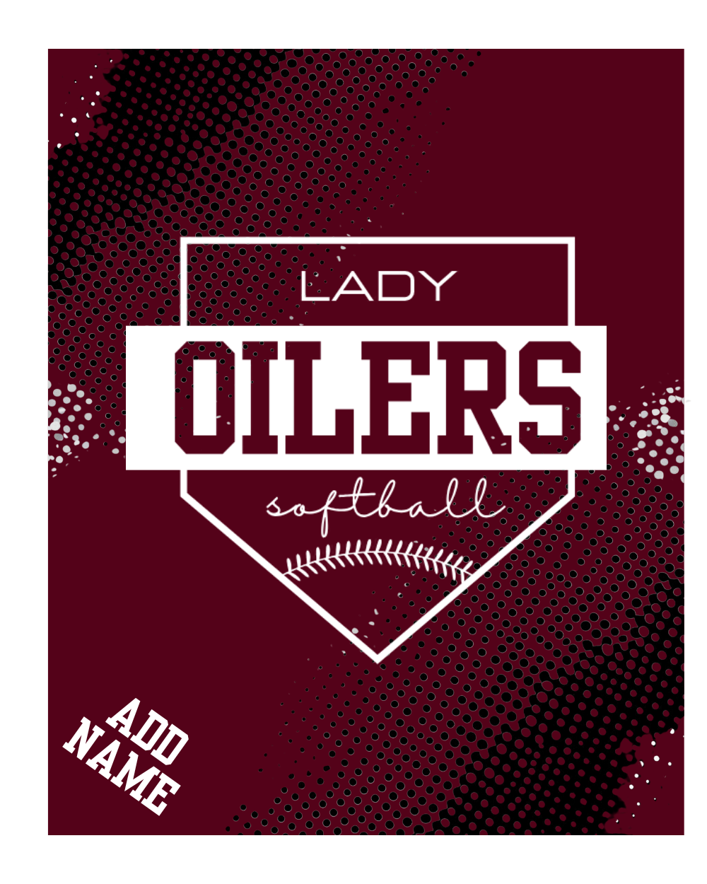 PHS Softball-Lady Oilers Softball Team Blanket
