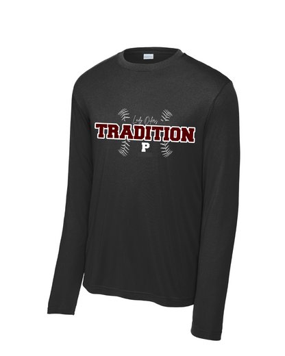 PHS Softball- Tradition Long sleeve Performance Tee