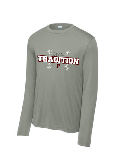 PHS Softball- Tradition Long sleeve Performance Tee