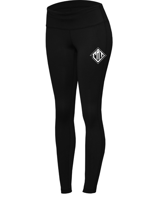 Cat Takeover - Black Leggings- White Logo
