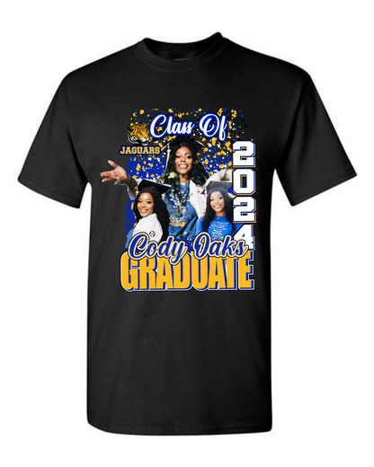 Graduation- Class of 20XX Grad- Splatter Tee