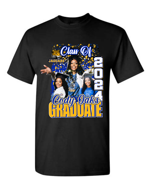 Graduation- Class of 2024 Grad- Splatter Tee