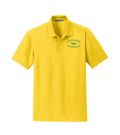 Chi Eta Phi Sorority, Inc.-Zeta Chi Chapter Unisex Polo - Yellow