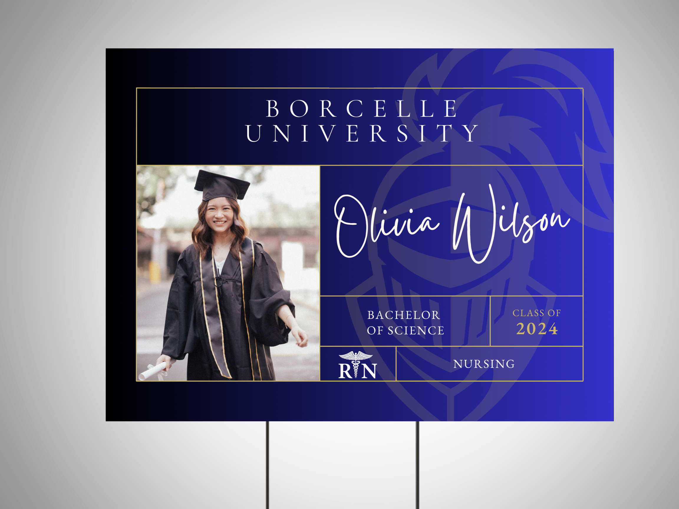 Grad Assistant Sign Graduation- Yard Sign- Class of 'XX Graduate – Trend Monkey Custom ...