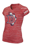 Dawson - Vintage Heather Red Dclaw Performance Tee- Ladies