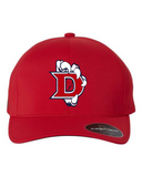 Dawson HS-  Flexfit Stretch Hat- Red