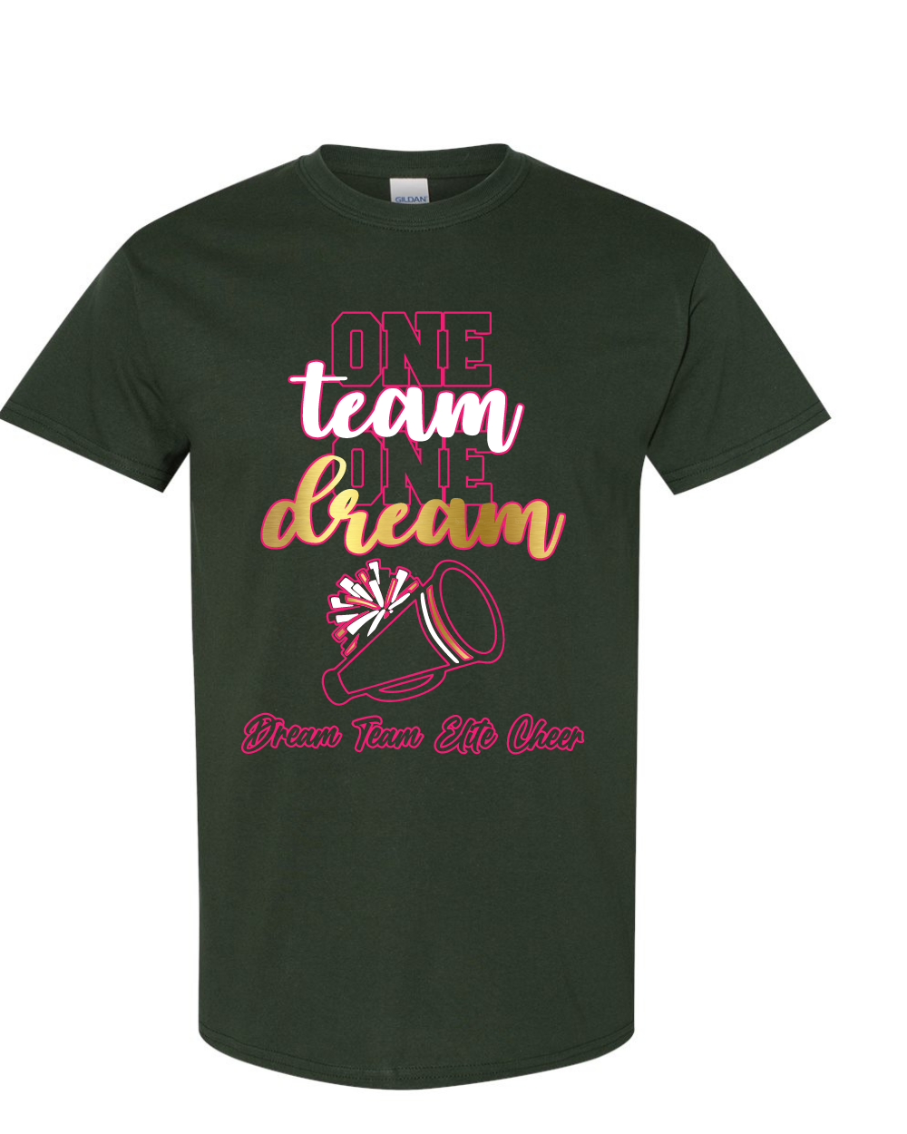 Dream Team Elite- One Team One Dream Fan Tee- Black