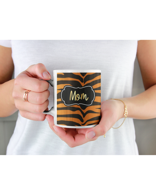 Gift- Personalized Tiger Print Mug