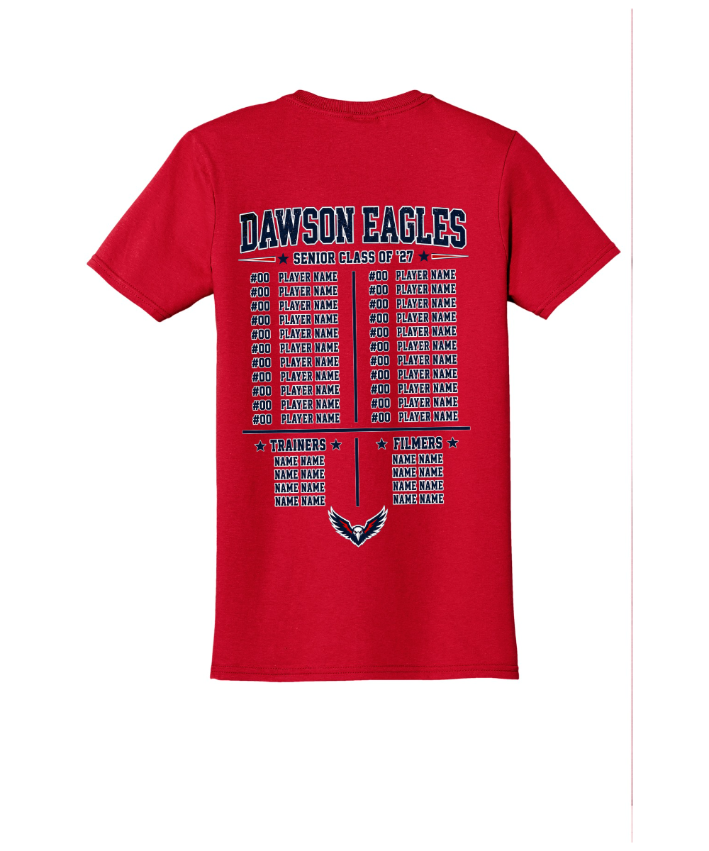 Dawson HS- Football Senior Night Cotton Tee