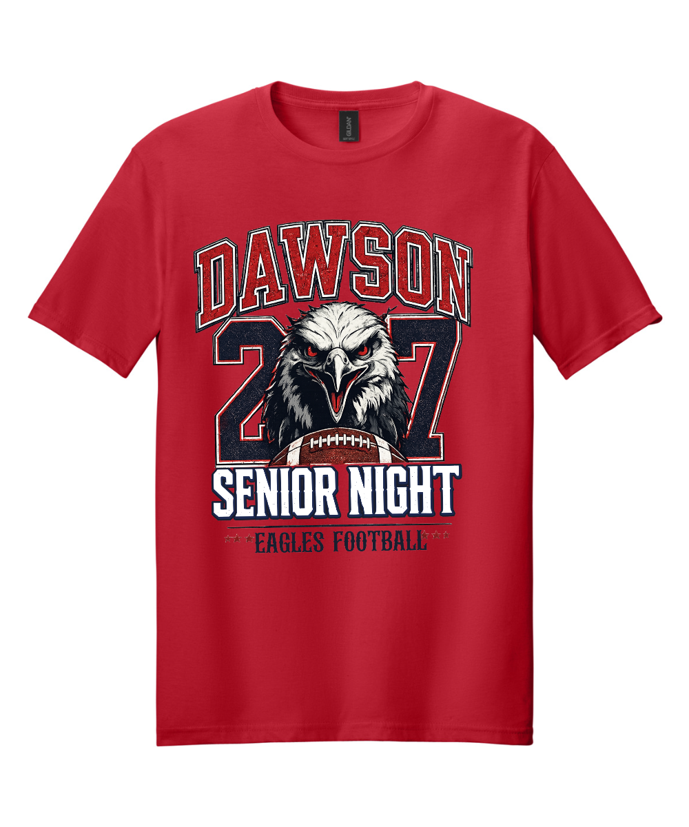 Dawson HS- Football Senior Night Cotton Tee