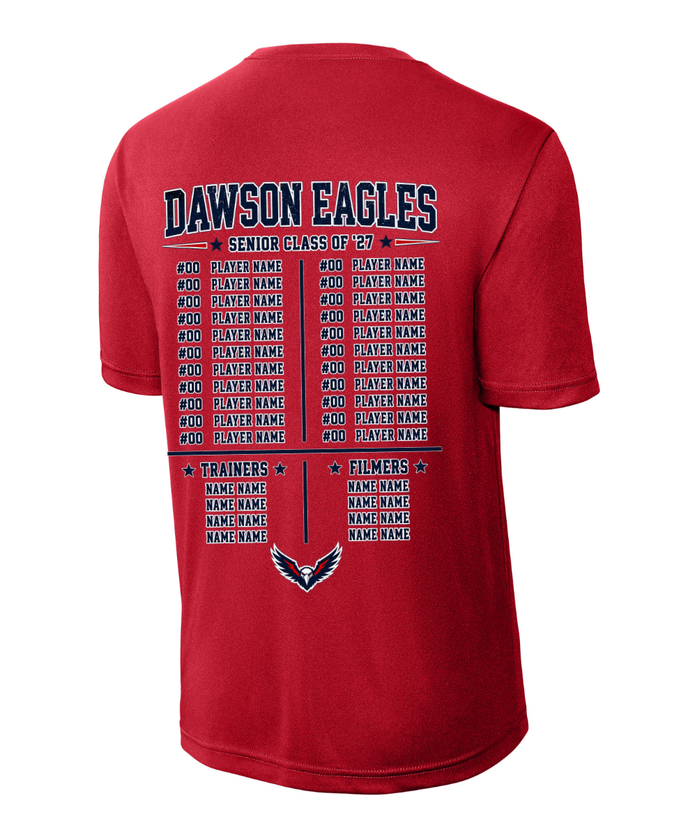 Dawson HS- Football Senior Night Performance Tee