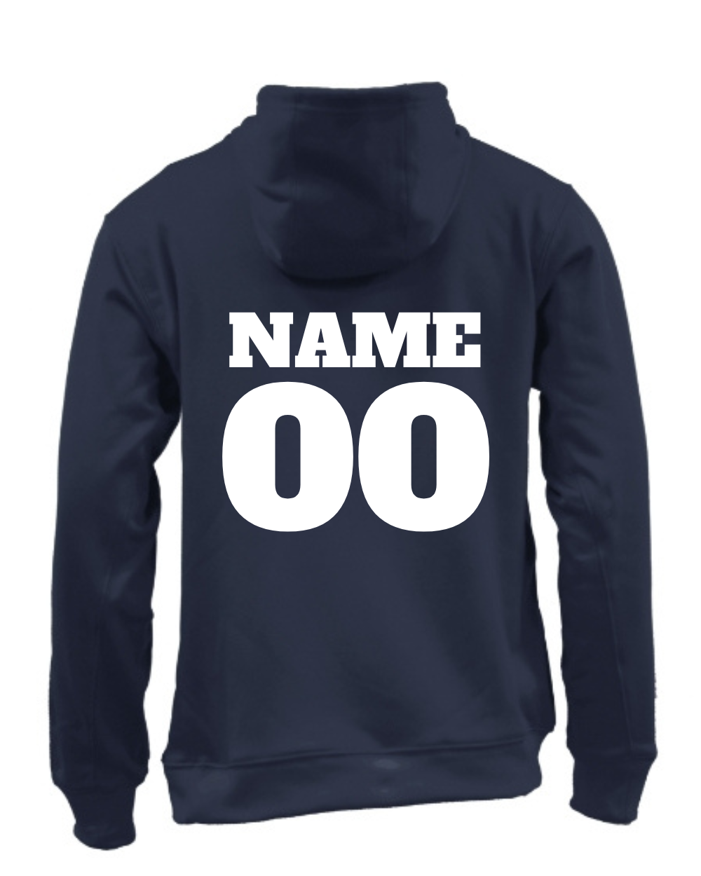 Dawson Baseball Eagle Logo Performance Hoodie- Navy