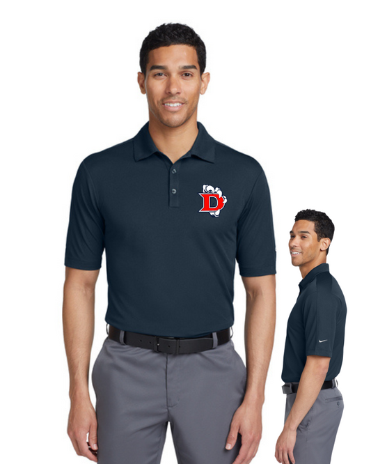 Dawson HS-  Embroidered Dawson Claw Nike Tech Performance  Polo- Navy