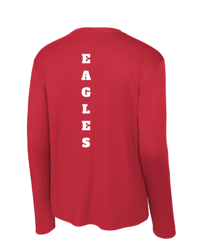 Dawson Baseball - Claw Logo - Long Sleeve Performance Tee