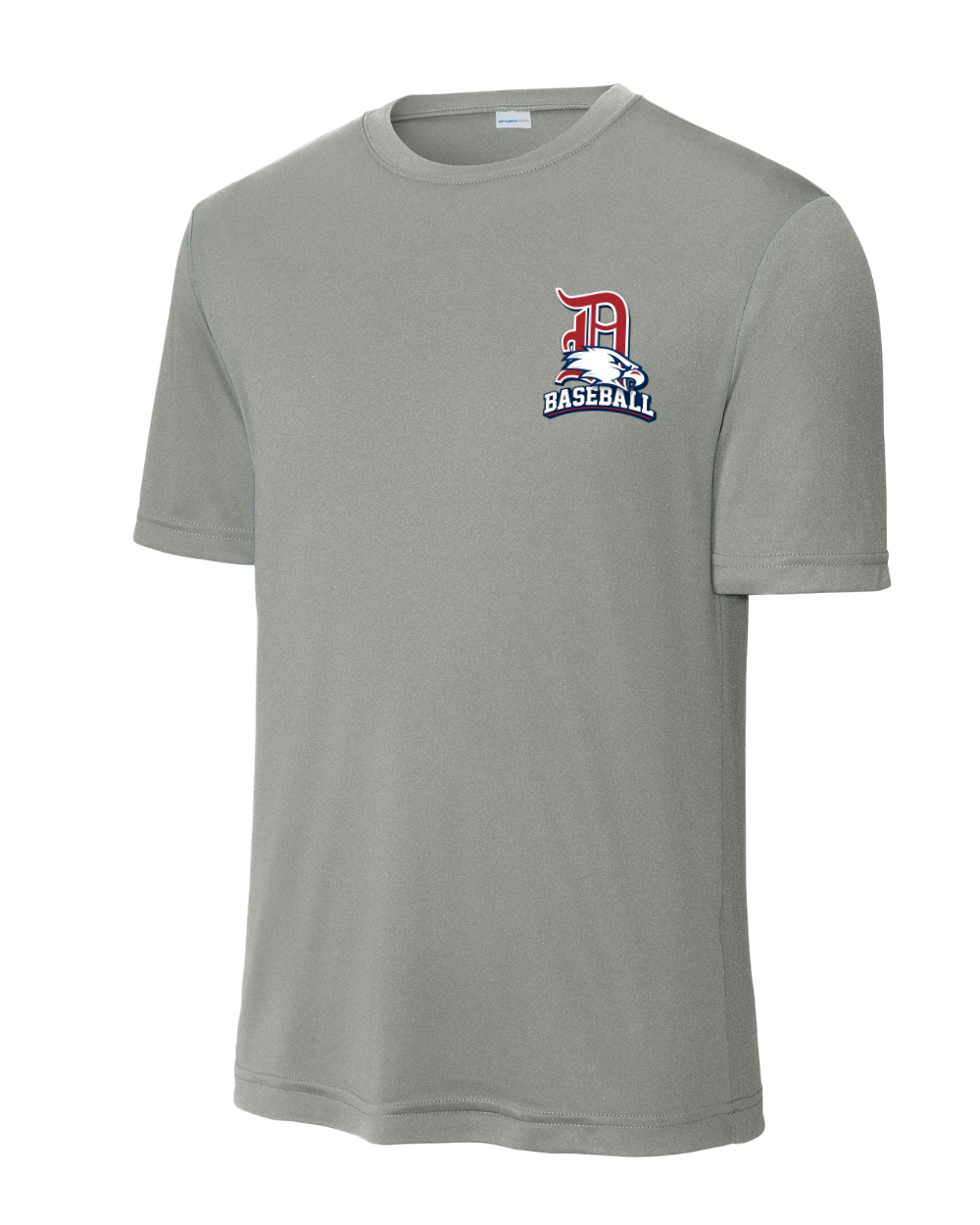Dawson Baseball- D Eagle Logo Short Sleeve Performance Tee