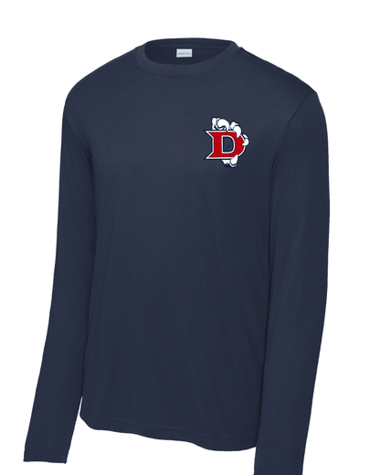 Dawson Baseball - Claw Logo - Long Sleeve Performance Tee