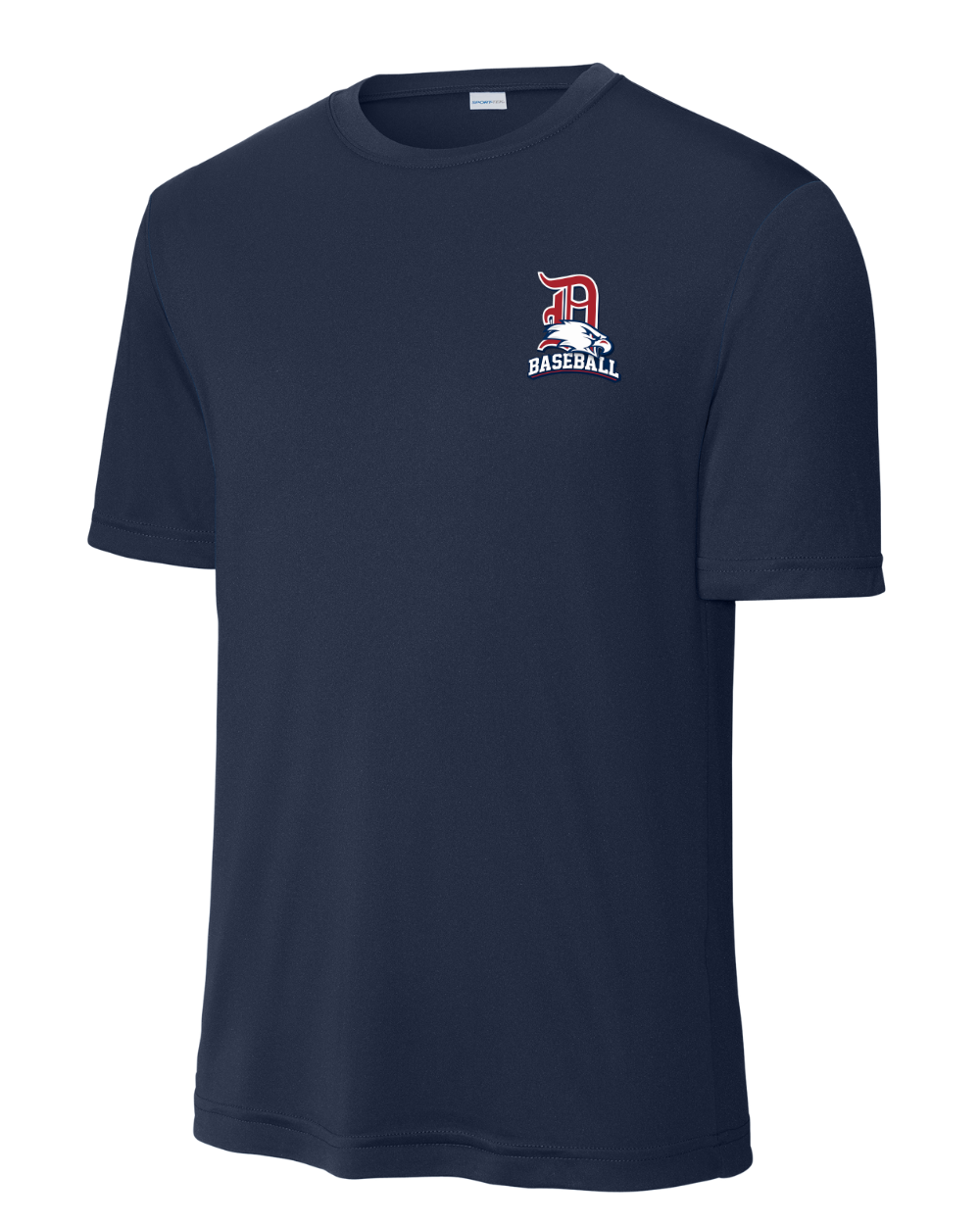 Dawson Baseball- D Eagle Logo Short Sleeve Performance Tee
